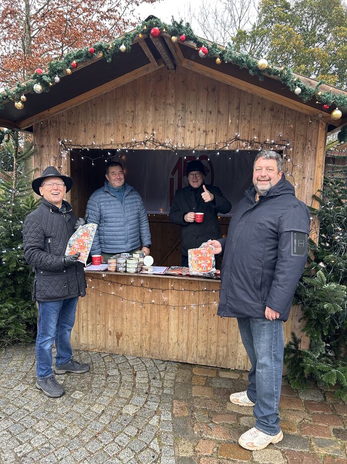 Auf dem Weihnachtsmarkt