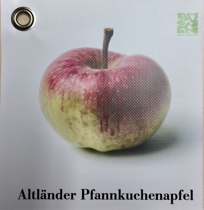 Beschilderung für die Obstbäume