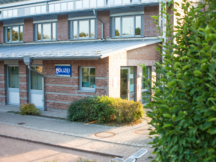 Polizei vor Ort